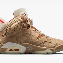 Alternative view of Jordan 6 Retro Travis Scott British Khaki