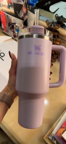 Orchid Stanley 40 Oz. Quencher H2.0 FlowState Stainless Steel Vacuum Insulated Tumbler photo review