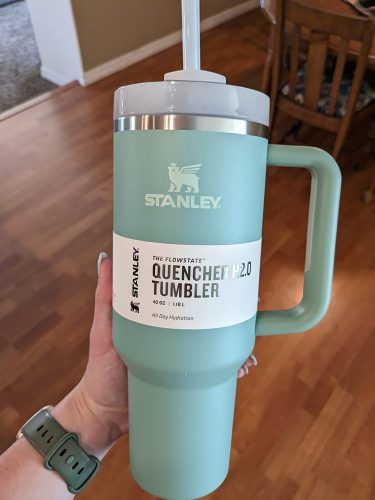 Citron Stanley 40 Oz. Quencher H2.0 FlowState Stainless Steel Vacuum Insulated Tumbler photo review