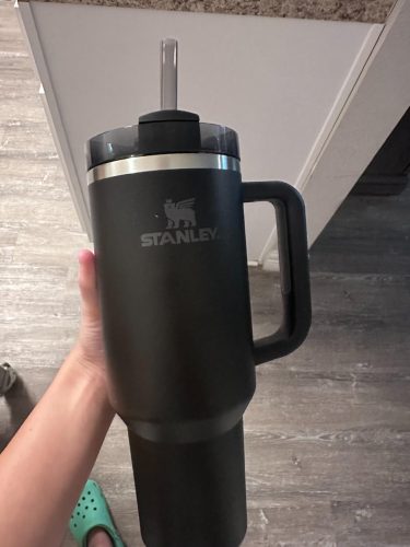 Black Stanley 40 Oz. Quencher H2.0 FlowState Stainless Steel Vacuum Insulated Tumbler photo review