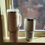 Rose Quartz Stanley 40 Oz. Quencher H2.0 FlowState Stainless Steel Vacuum Insulated Tumbler photo review