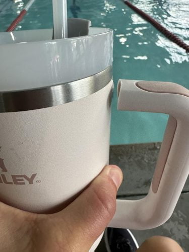 Rose Quartz Stanley 40 Oz. Quencher H2.0 FlowState Stainless Steel Vacuum Insulated Tumbler photo review