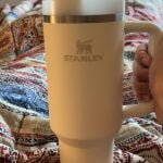 Cream Stanley 40 Oz. Quencher H2.0 FlowState Stainless Steel Vacuum Insulated Tumbler photo review