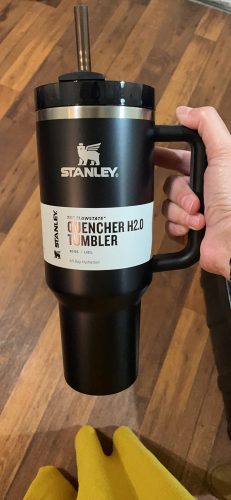 Charcoal Stanley 40 Oz. Quencher H2.0 FlowState Stainless Steel Vacuum Insulated Tumbler photo review